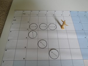 If the trail looks like this . . . .